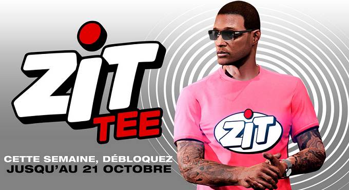 GTA Online - Débloquer T-shirt ZiT gratuit