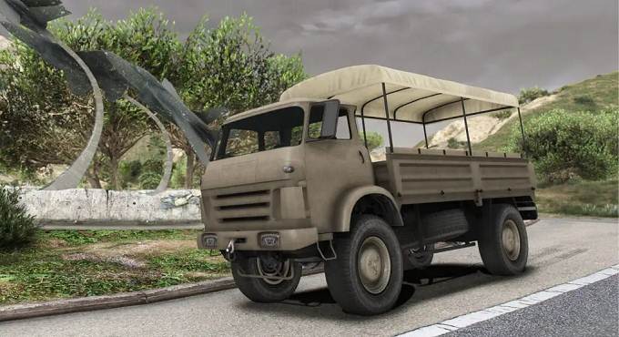 GTA 5 camion militaire Vetir - GTA Online Mise à jour