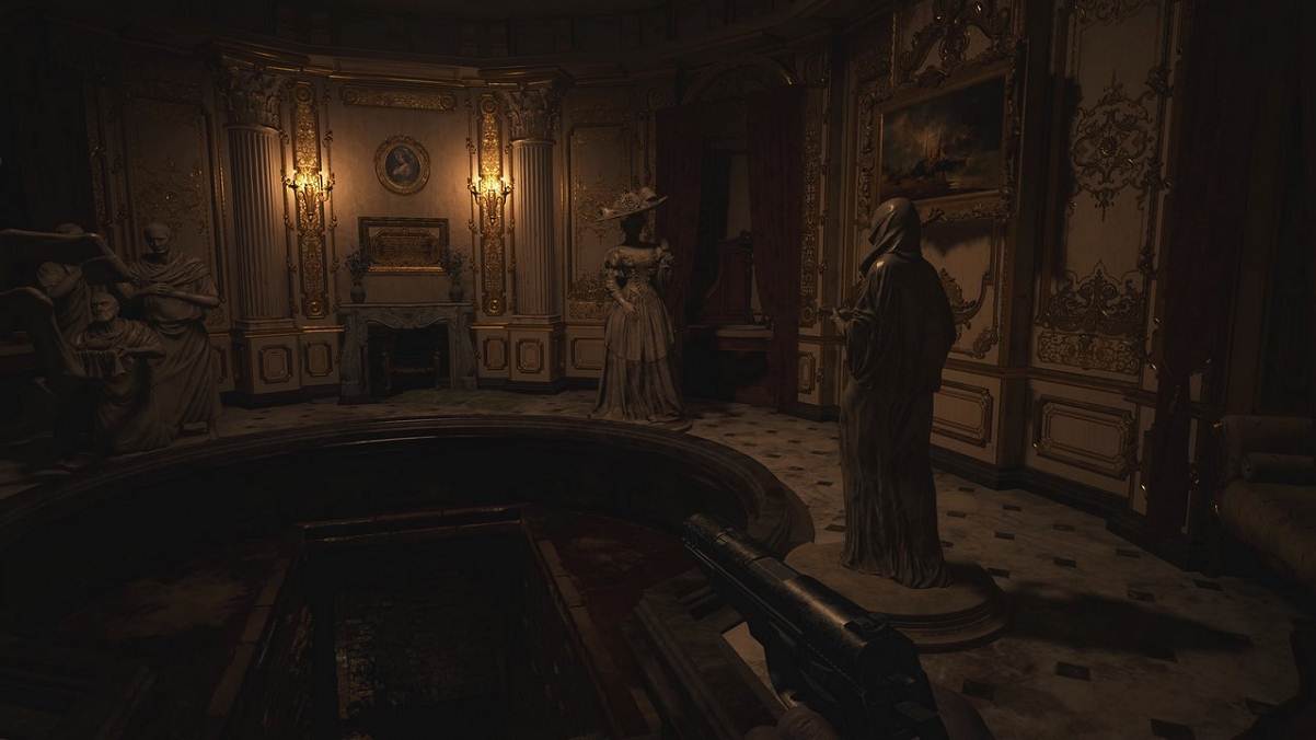 Puzzle du hall of the Four - Resident Evil Village