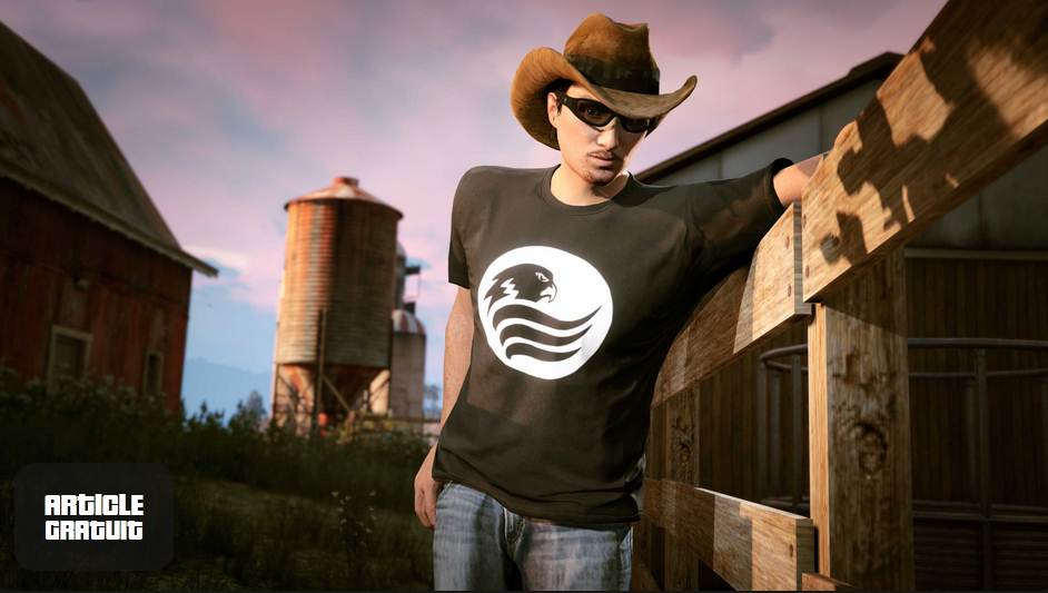 GTA Online t-shirt Blaine County Radio - Grans Theft Auto V / GTA 5