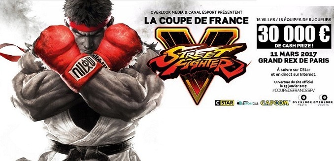 Première Coupe de France de Street Fighter 5 en direct