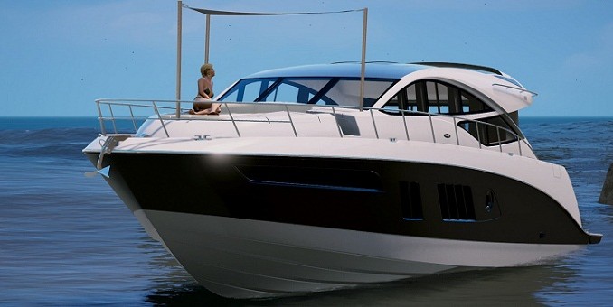Yacht Sea Ray L650 express GTA V Mods -Télécharger