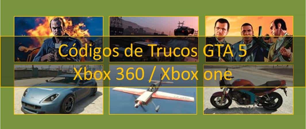 código de trucos gta 5 xbox 360 xbox one vehículos, Todas