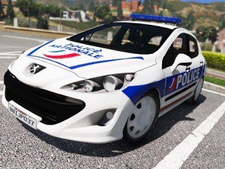 Peugeot 308 Police Nationale GTA V Mods Telecharger
