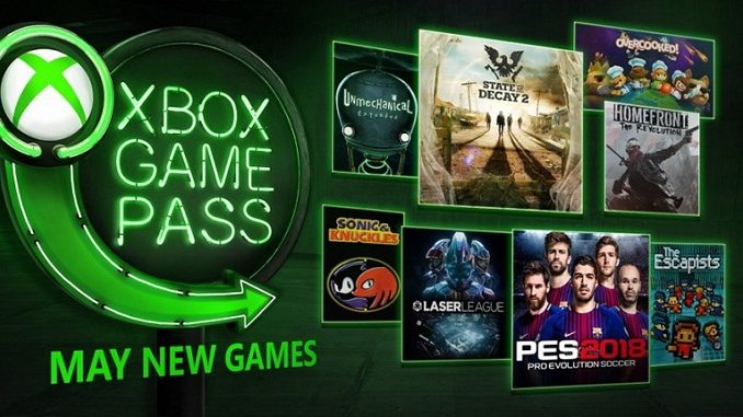 Xbox Game Pass Les nouveaux jeux du moi de Mai
