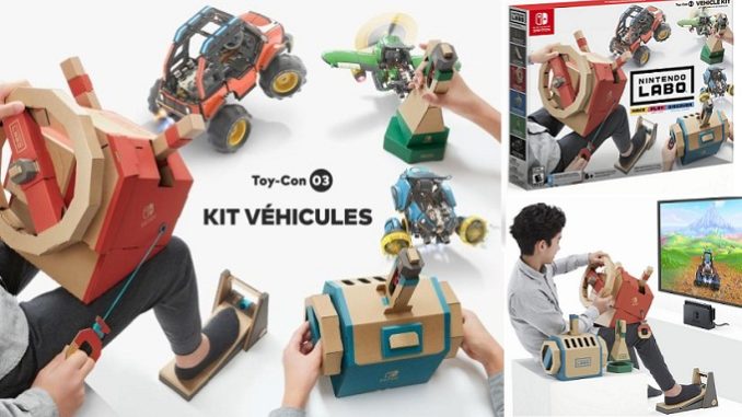 Nintendo Labo Kit Véhicules pour construire voiture, avion et sous-marin