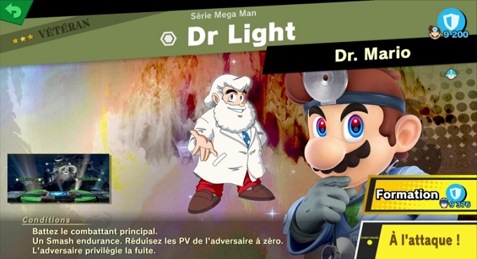 Dr. Light - Super Smash Bros Ultimate World of Light 3 et 4 étoile