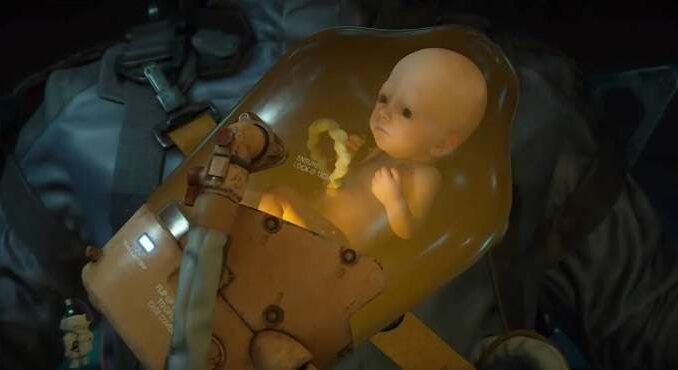 Death Stranding Bridge baby Guide personnages trophées Death Stranding Bridge baby BB