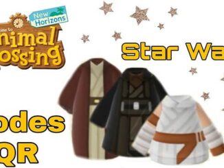 Animal Crossing New Horizons Codes vêtements personnalisés Star Wars