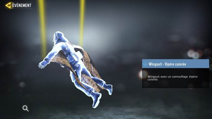Wingsuit - Vipère cuivrée Call of Duty Mobile, saison 6 Mission Loi du plus fort Soluce complète