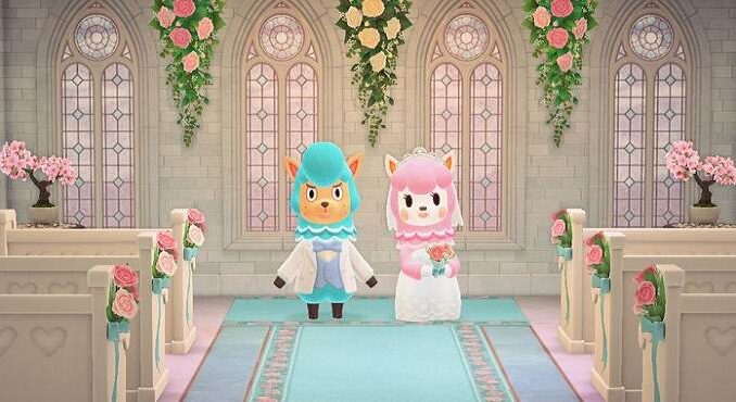 Animal Crossing: Événement des amoureux Reese et Cyrus, séance photo de mariage, défis et récompenses