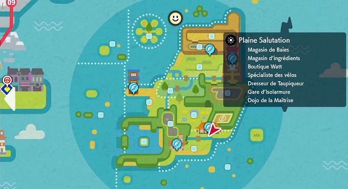 Plaine Salutation - DLC Isolarmure Pokémon Épée et Bouclier Switch Guide