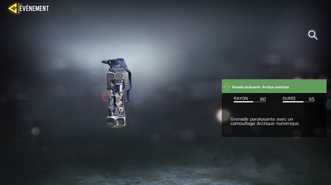 Grenade paralysante - Arctique numérique - Call of Duty Mobile Saison 8 Mission Efficacité maximum guide