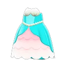 Robe de princesse sirène - Vêtements collection Sirène dans Animal Crossing New Horizons mise à jour 1.3.0