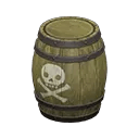 Tonneau pirate - Collectibles Animal Crossing New Horizons - Sirène, Pirate et Plongée mise à jour 1.3.0
