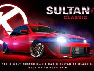 GTA Online Karin Sultan RS classique - GTA 5 PS5 PS4 Xbox PC Android