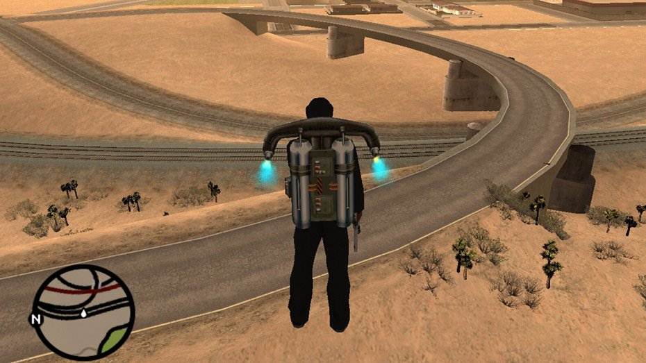Grand Theft Auto San Andreas code jetpack - GTA code