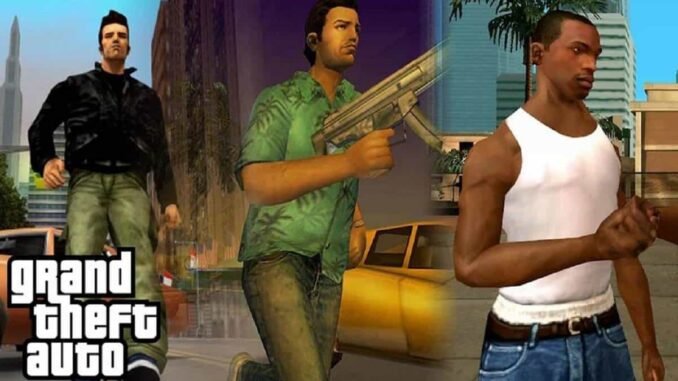 GTA Trilogy remastered GTA trilogy remastered - gta trilogy ps5 pc et mobile