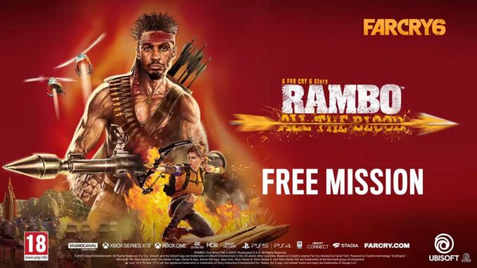 La mise à jour de Far Cry 6 ajoute le DLC Rambo au jeu - Far Cry 6 Rombo Bundle