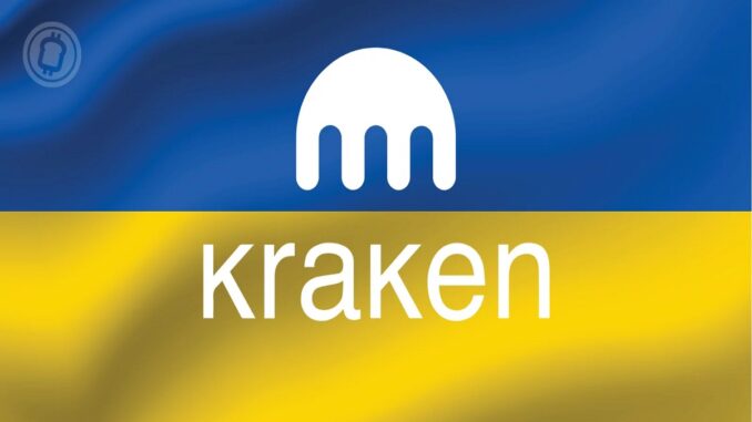 Kraken va faire un don à plus de 10 millions de dollars à ses clients ukrainiens