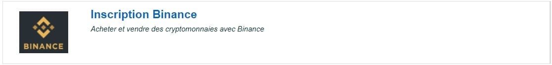 acheter et vendre des cryptos avec binance