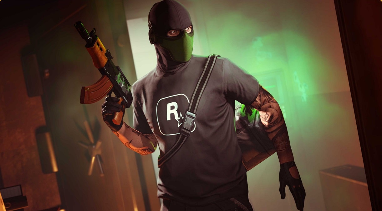 Promo GTA Online - T-shirt Rockstar noir